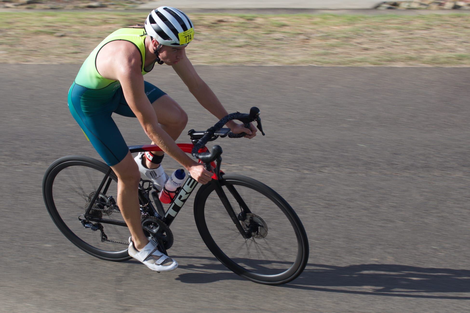 Kyle Mason cycling