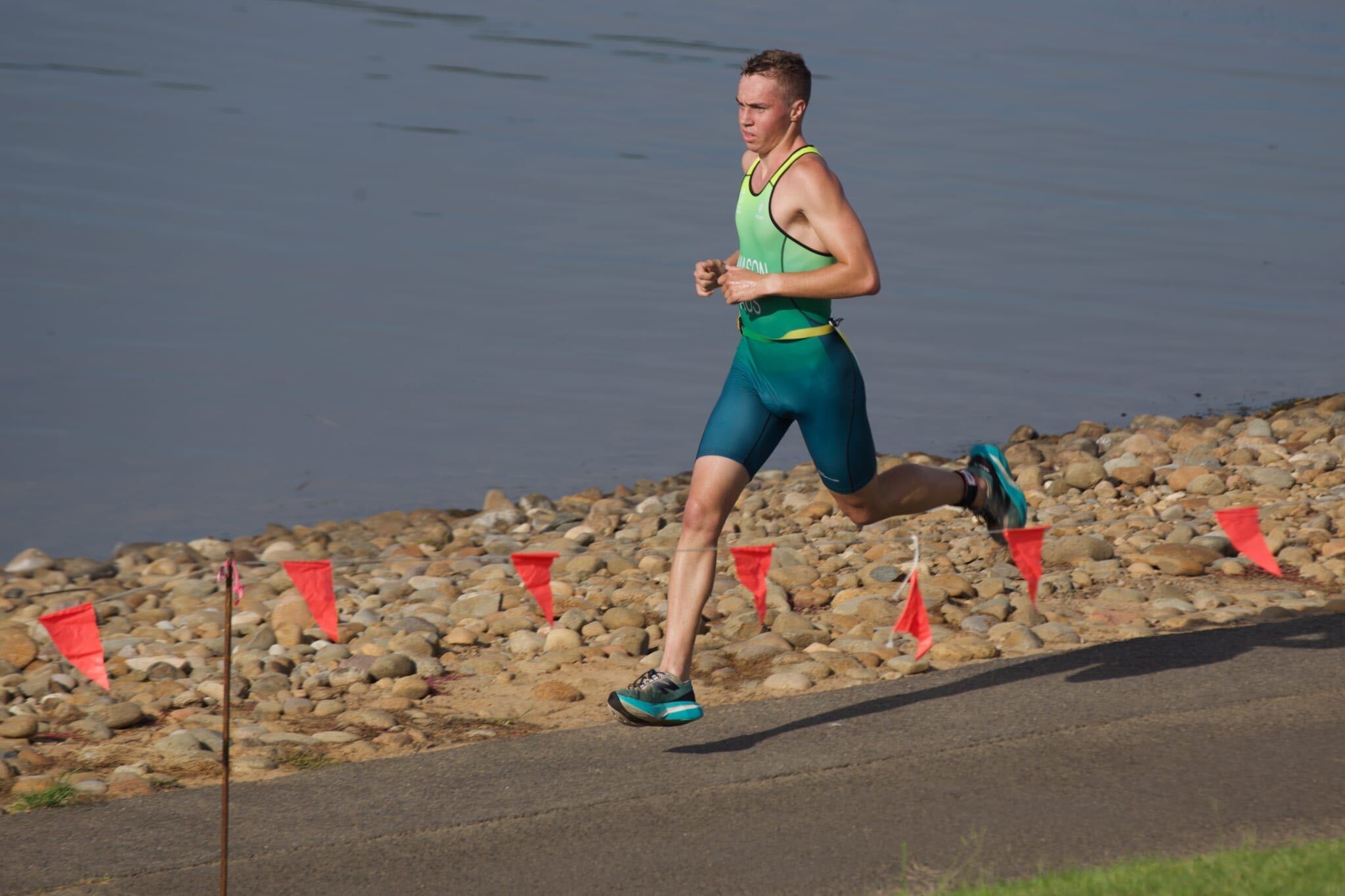Kyle Mason running