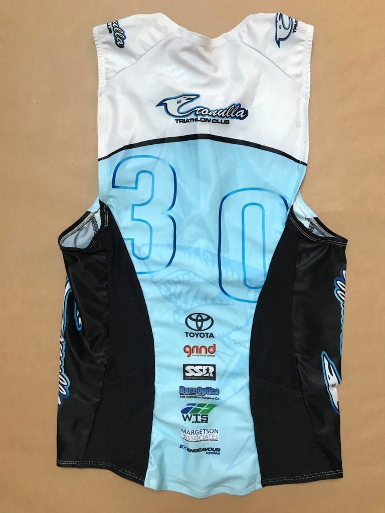 Tri Ultra Singlet – 30th Anniversary – Cronulla Triathlon Club